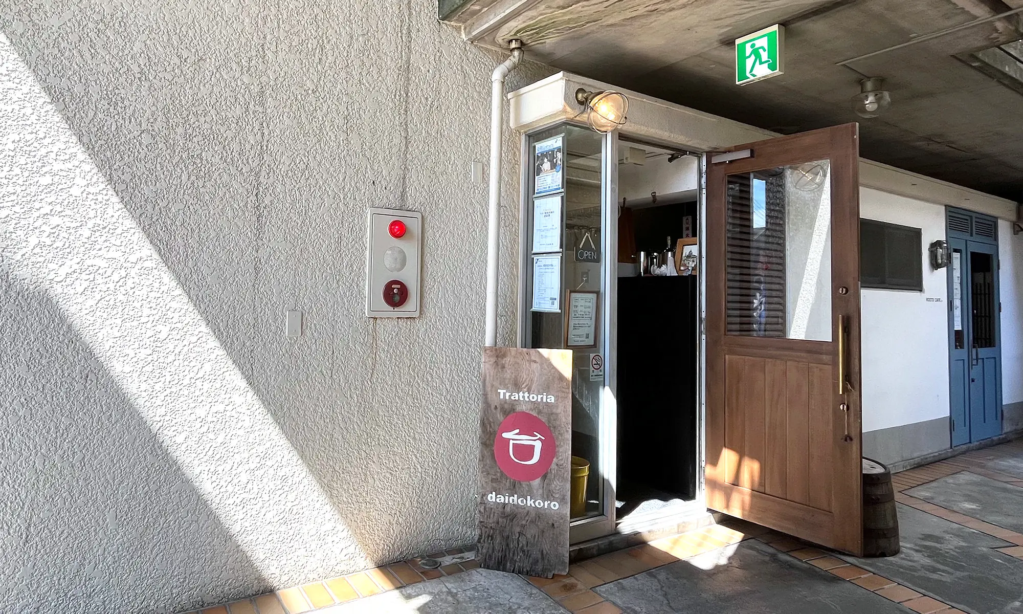 Trattoria daidokoro 店内